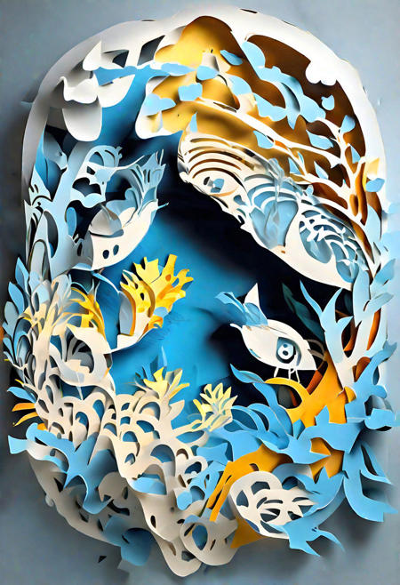 【SDXL】paper_cuttings_art V1.0