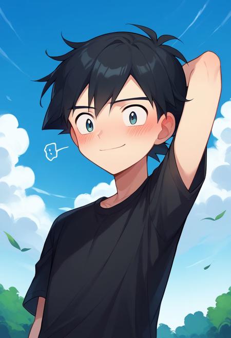 Ash Ketchum / Satoshi - Kanto version - Pony + Illustrious