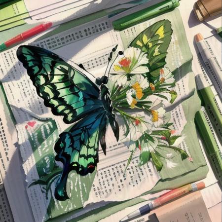 butterflyRoseC