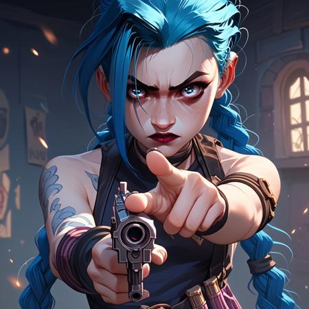 Jinx - Arcane League of Legends (PonyXL)