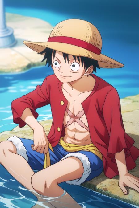 Monkey D. Luffy (Multiple Outfits) - One Piece - (Pony) [Commission]版本Fishman Island Remake (Po (Po (ID: 1145989)
