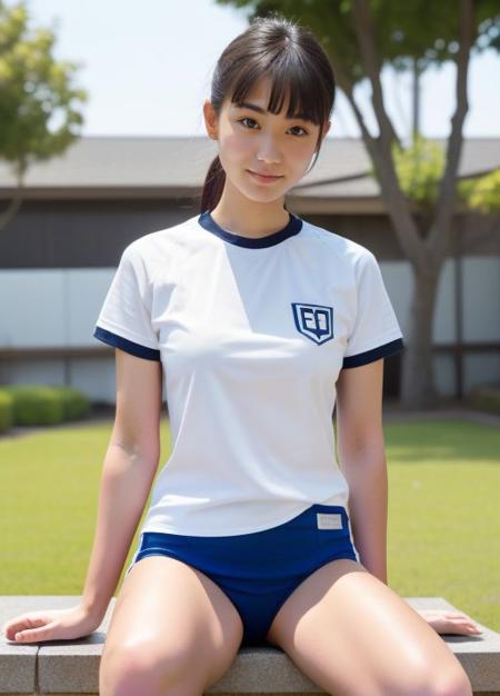 日本の体操服/ Traditional Japanese gym uniforms.