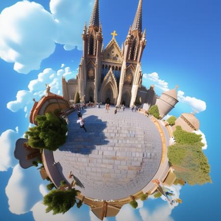 miniplanet style 微缩星球全景