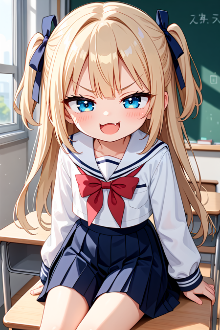 [SDXL] Evil smug face / 小悪魔の笑み