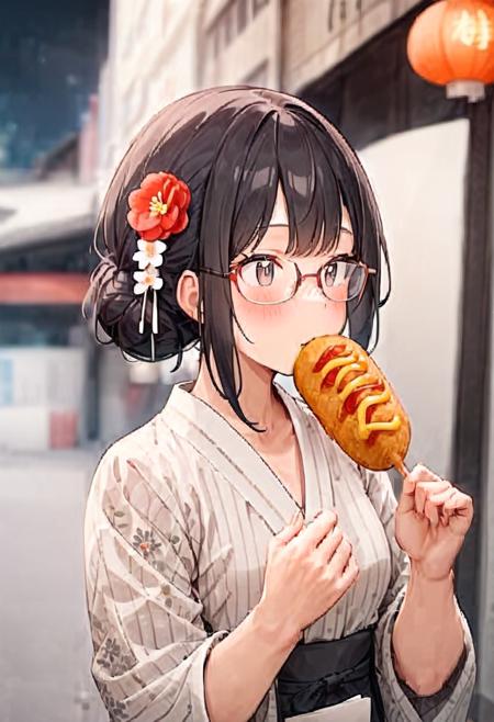 アメリカンドッグ Corn dog SDXL