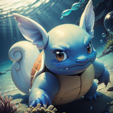 Wartortle (Pokemon) (Pokedex #0008) [Pony & SD1.5]