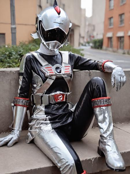 Go-On Silver ゴーオンシルバー (Ranger Operator Series Silver) | Engine Sentai Go-Onger 炎神戦隊ゴーオンジャー (Power Rangers RPM)