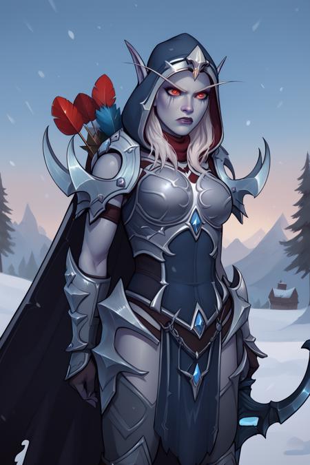 Lady Sylvanas Windrunner 5 Outfits (Warcarft) | Pony / SD 1.5