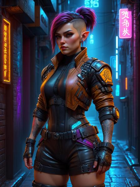 Neon Cyberpunk - Dwarves SDXL版本SDXL (ID: 314126)