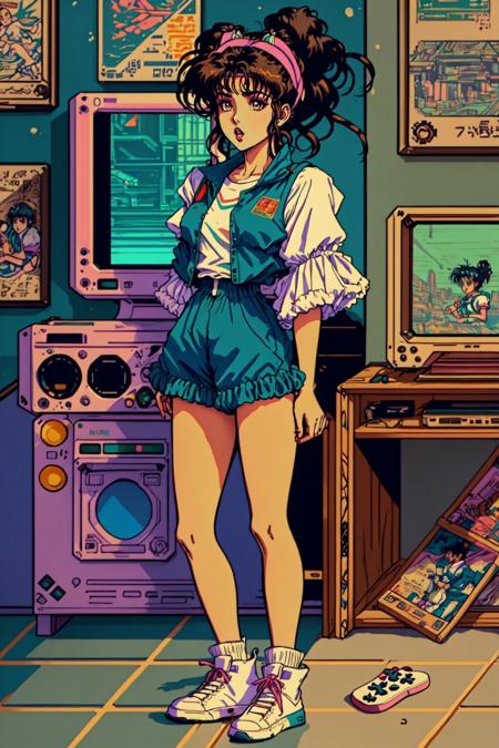 Retrowave Anime (Midjourney)