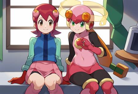 Roll.exe and Mayl Sakurai (Mega man series) (Pony)