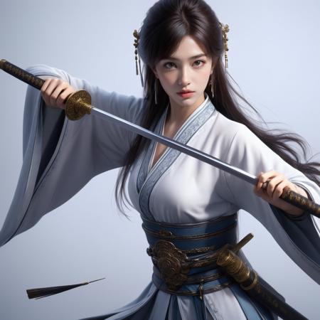 Chinese female swordsman