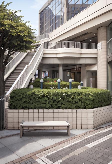 京阪守口市駅前 front of Keihan Moriguchi City Station SDXL