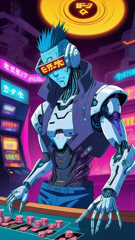 Cyberpunk Anime Style