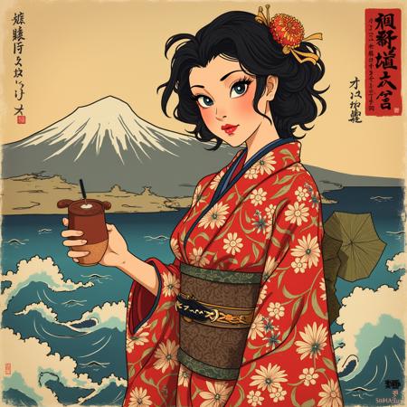 Hokusai's Ukiyo-e Dreamscapes LoRA