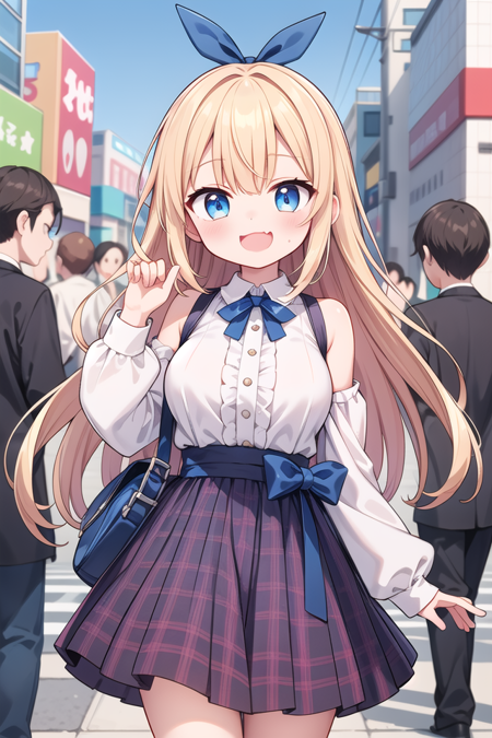 Smug mouth with fang / 八重歯付きのニヤけた口