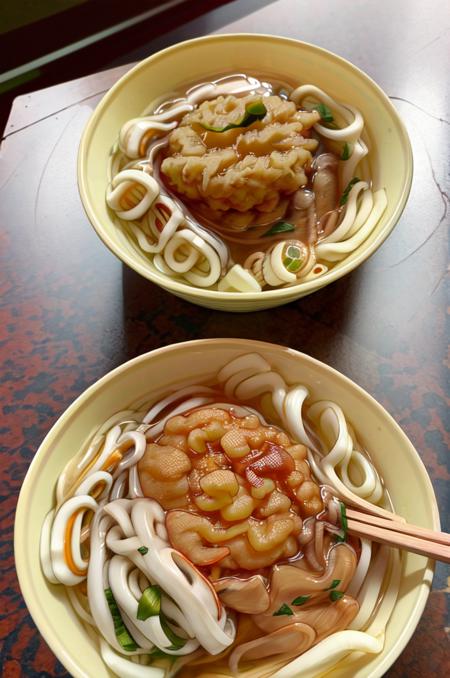 うどん自販機（神戸）Udon vending machine (Kobe,Japan)