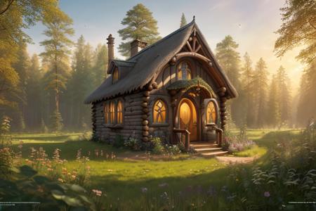 Better Hobbit House - fantasy cottage in the style of Lord of The Rings