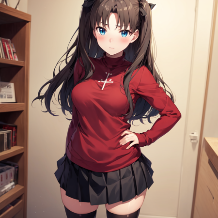 Rin tohsaka  LORA and(Pony)  from fate stay night visual novel