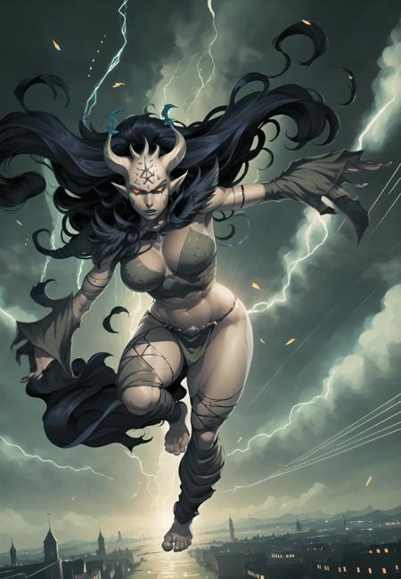 Atrocity: Lady Death (PonyXL & SD 1.5)