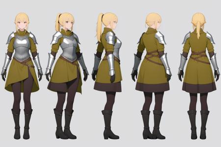Pony The Witcher 3 Turn, Multi-View, Turnaround, Model Sheet, Character Design