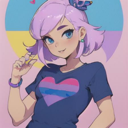 Bisexual Heart Shirt