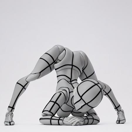 Body  Chan/Kun Wireframe Action Figure LoRA (AnimagineXL + Pony)