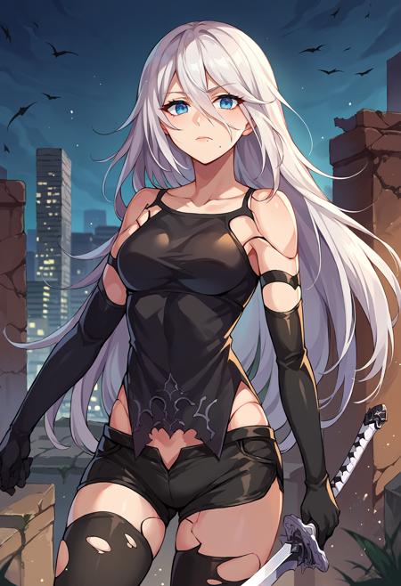 YoRHa Type A No.2 (NieR:Automata) - Lora Pony版本Pony (ID: 510630)