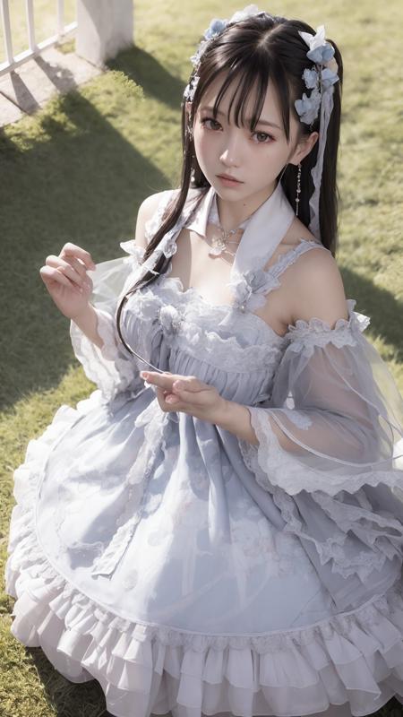 【南国慕蝶】Dress No.10 Cyan Dress