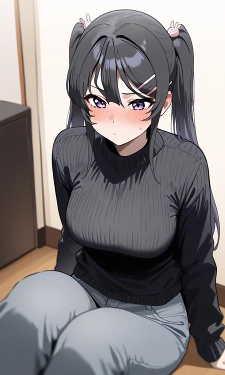 Sakurajima Mai - (Seishun Buta Yarou wa Bunny Girl-senpai no Yume wo Minai) XL / Pony / Illustrious