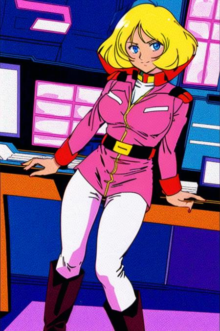 セイラ マス 機動戦士ガンダム アニメ風 (Sayla Mass Mobile Suit Gundam Anime Style)