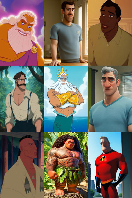 All Disney Dads and Daddies | Male XL Collection版本V1 (ID: 996518)