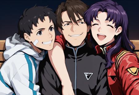 Ryoji Kaji (Father and Son) 2 characters - Neon Genesis Evangelion版本Father and Son (ID: 1095610)