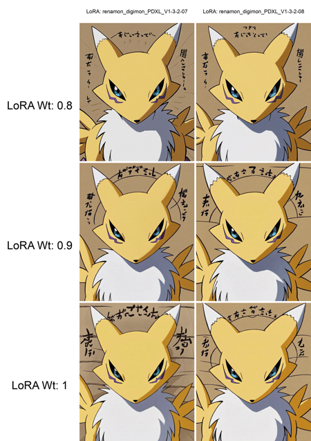Renamon Digimon PDXL & NoobAI-XL