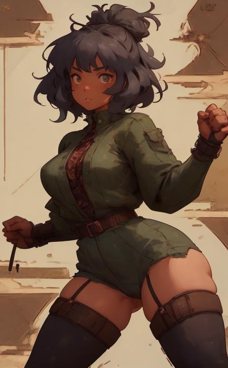 Style chaotic painting