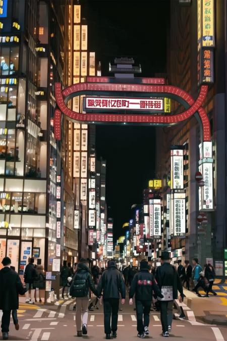 歌舞伎町1番街アーチ Kabukicho 1st Avenue Arch SD15版本SD15_V1 (ID: 364419)