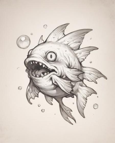 Fantasy Graphite Sketch [Illustration/\Pony]
