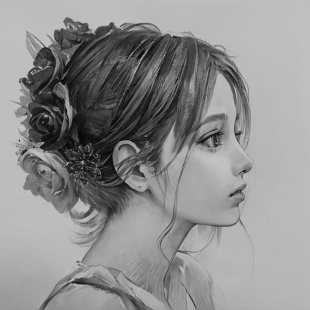 Hand-painted portrait