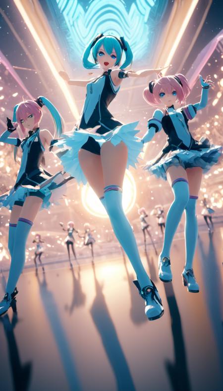 MikiMikuDance (MMD) 3D Hevok [Art Style Capture] LoRA XL