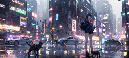 赛博世界/Cyberworld/赛博朋克场景 Lora