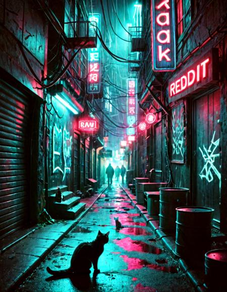 cyberpunk noir style Flux/SDXL版本V1 SDXL (ID: 579858)