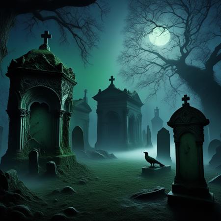 Haunted Streets of Highgate: A Gothic Cemetery Lora