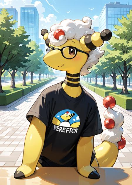 Mega Ampharos (Feral, Anthro) [Pony, Illustrious]