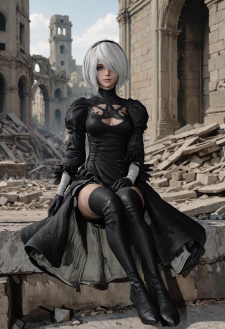 [FLUX.1 D&XL&1.5] 2B (‎YoRHa No.2 Type B) Nier:Automata
