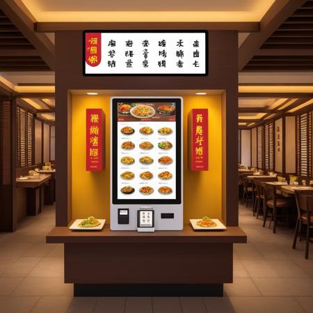 Self-service ordering machine