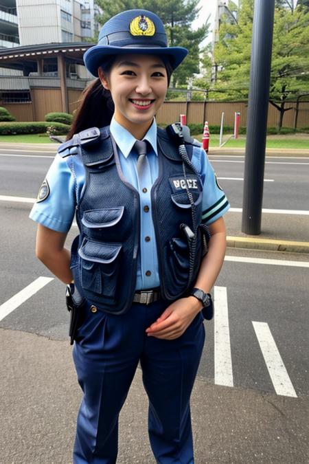 Japanese Police Uniform by Stable Yogi