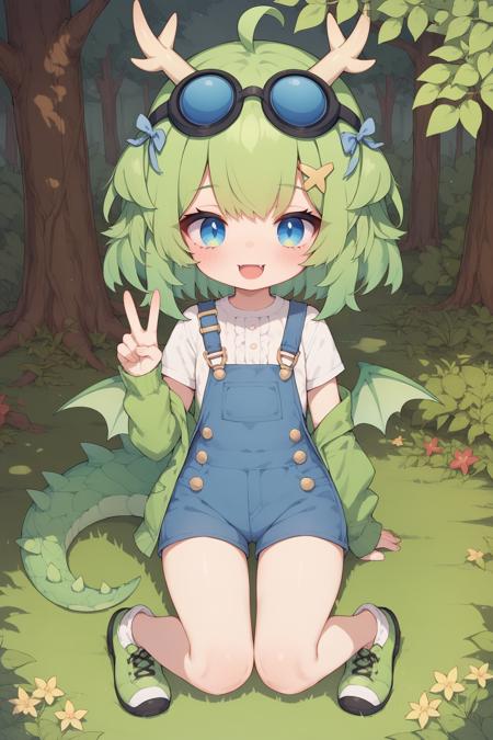 Dragon Girl (Model Public VTuber) - Comission LoRA PonyXL