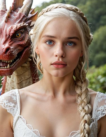 Emilia Clarke as Daenerys Targaryen - LORA  - FLUX and PONY ?