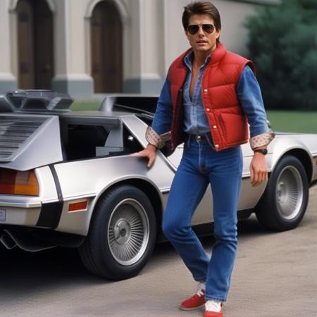 Marty McFly style - Back to the future - SDXL