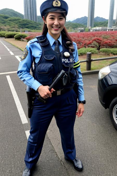 Japanese Police Uniform by Stable Yogi